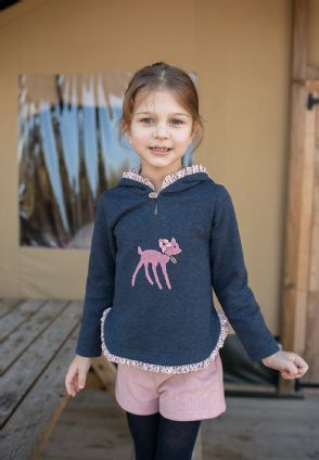 Conjunto de niña con pantalón corto.Coco-acqua.