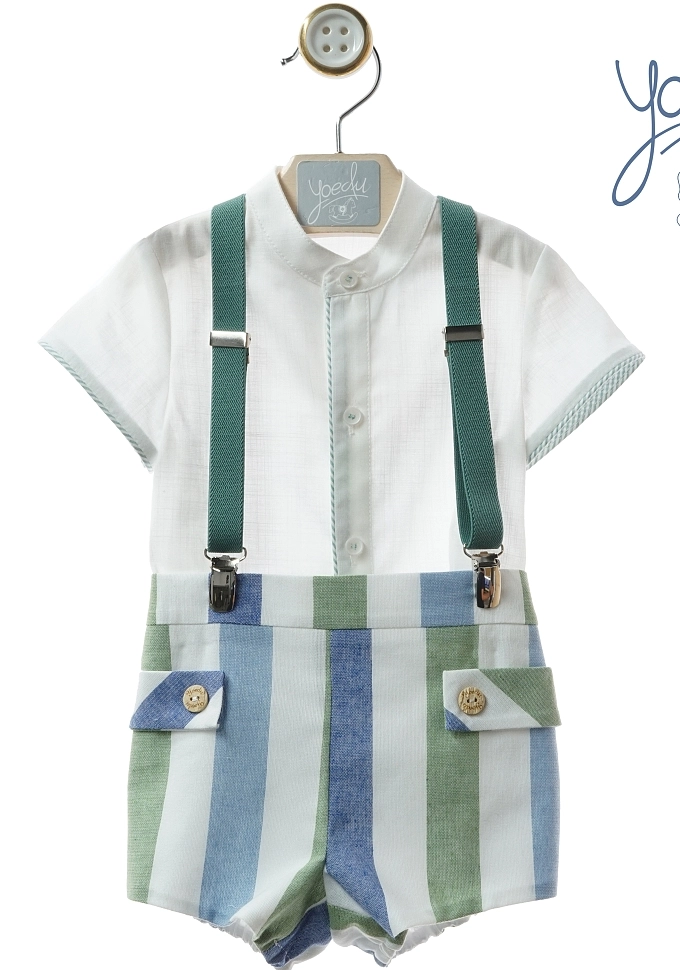 Conjunto bebé con tirantes Familia Ánfora.Yoedu.