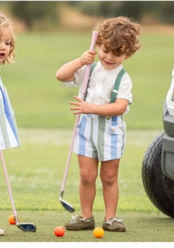 Conjunto bebé con tirantes Familia Mosaico.Yoedu. Conjunto bebé con tirantes Familia Mosaico.Yoedu.