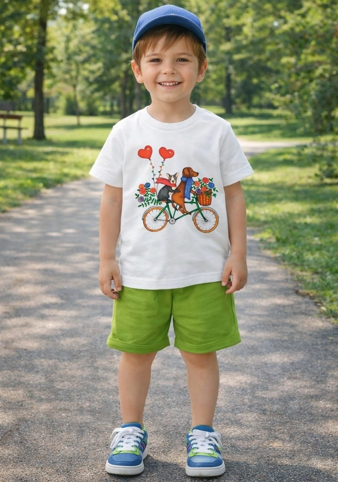 Conjunto de niño con perritos.Pequeños Piratas. Conjunto de niño con perritos.Pequeños Piratas.