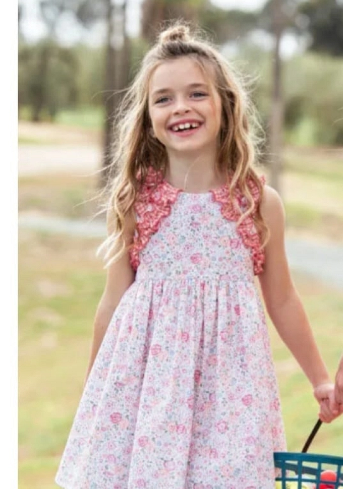 Vestido infantil Familia Mayólica.Yoedu. Vestido infantil Familia Mayólica.Yoedu.